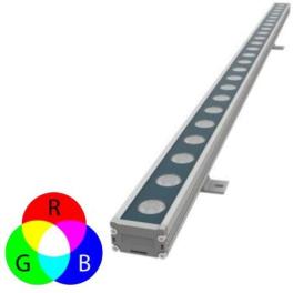 Прожектор линейный архитектурный WLN DMX 24В 36Вт RGB 10*60˚ 1m SignImpress